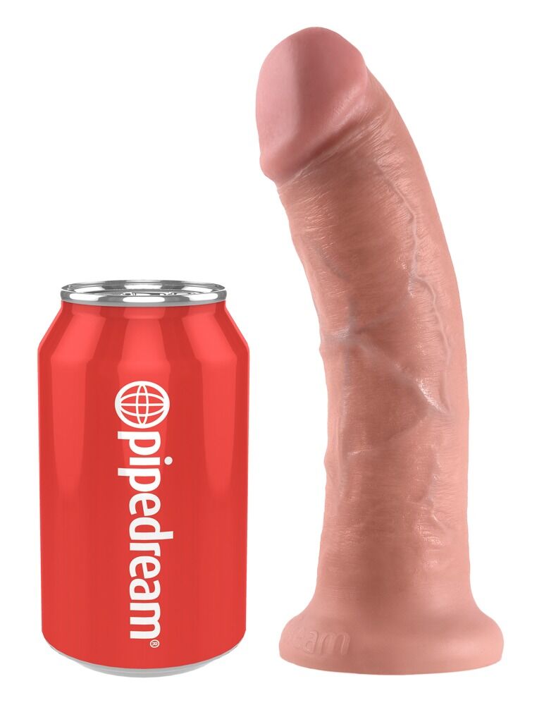 8-Zoll Cock aus Silikon von PPH Onlinehandel, detailreiche und realistische Darstellung, geeignet für sinnliche Erfahrungen