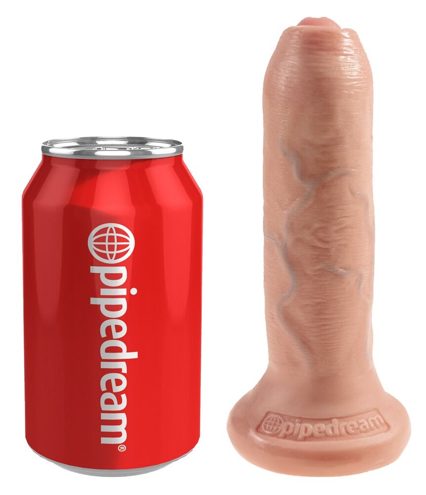 Ungepresster 6-Zoll Cock von PPH Onlinehandel, detailreiche Nahaufnahme des realistischen Sexspielzeugs.