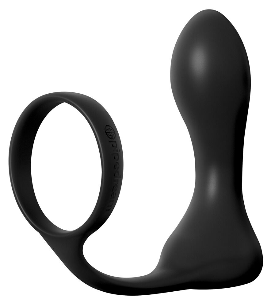 Rechargeables Anal-Vibrator Ass-Gasm Pro von PPH Onlinehandel, silberfarben, mit ergonomischem Design und Vibrationsfunktion.