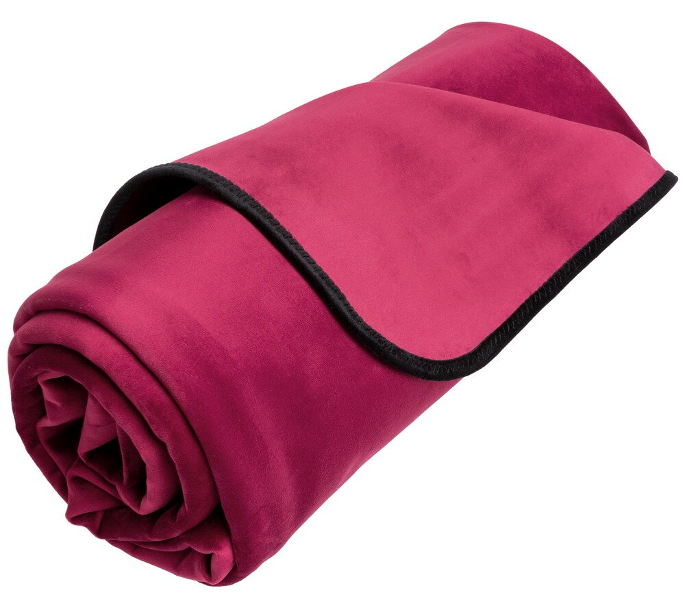 Fascinator Throw von PPH Onlinehandel, elegante Dekoration aus Stoff mit Schleife und Perlen, auf weißem Hintergrund.