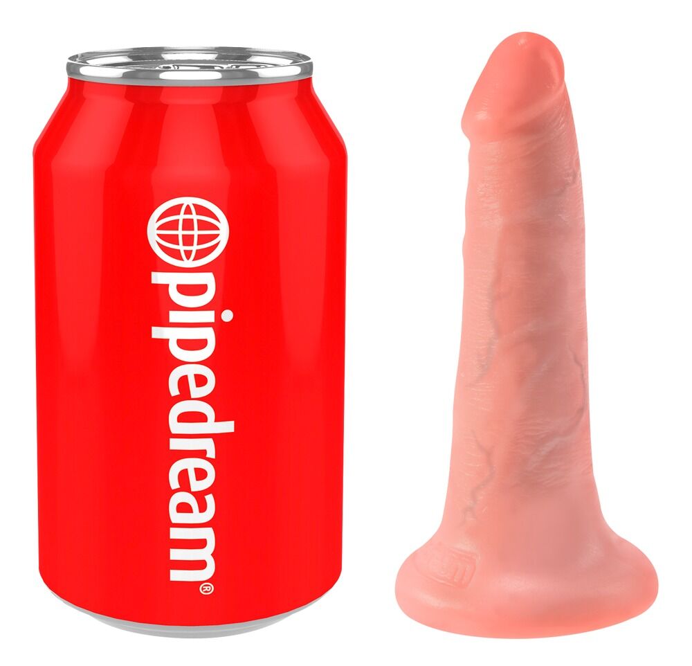5-Zoll Cock aus Silikon von PPH Onlinehandel, realistische Oberfläche, detaillierte form für authentisches Aussehen