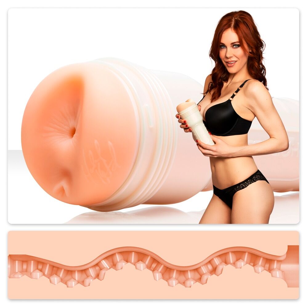 Porträt von Maitland Ward, Schauspielerin, in einem stilvollen Outfit, vor neutralem Hintergrund, für ein Produktbild.