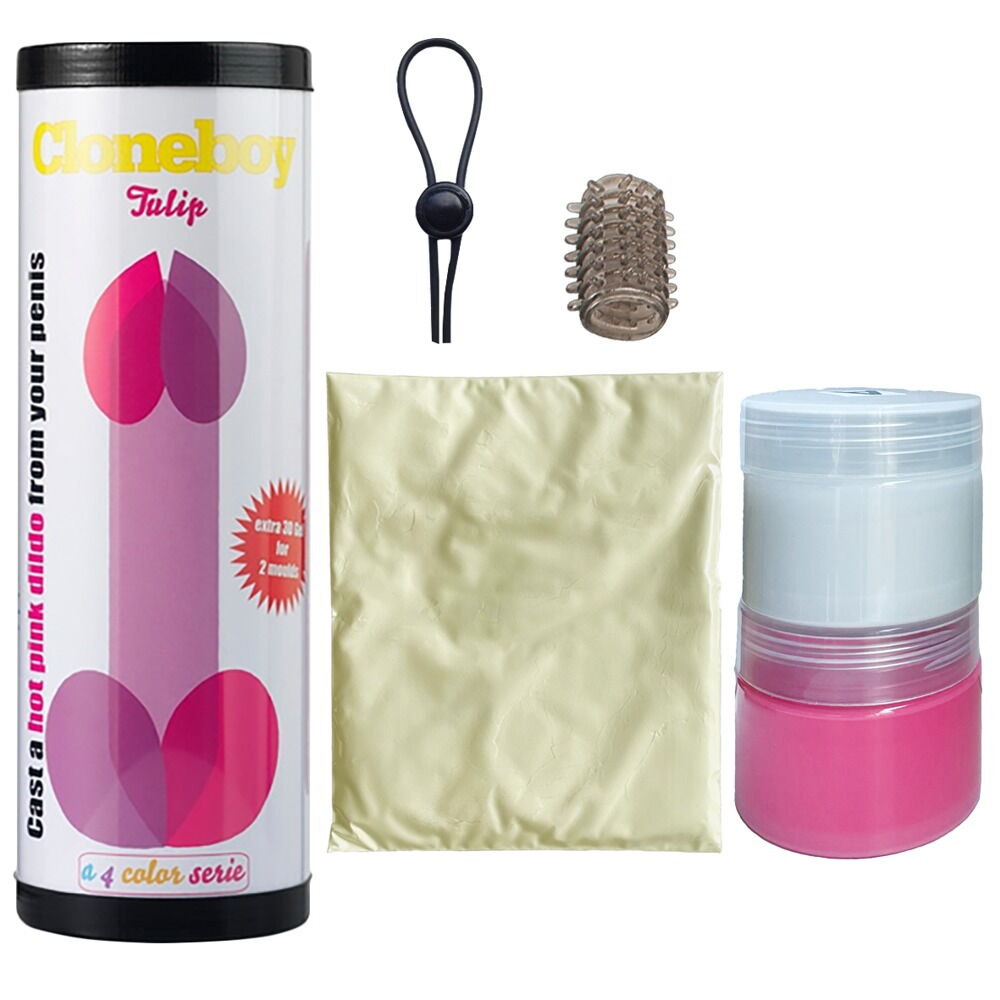 Detailaufnahme eines Cloneboy-Sets von PPH Onlinehandel, inklusive Silikonform und Zubehör für Nachbildungen