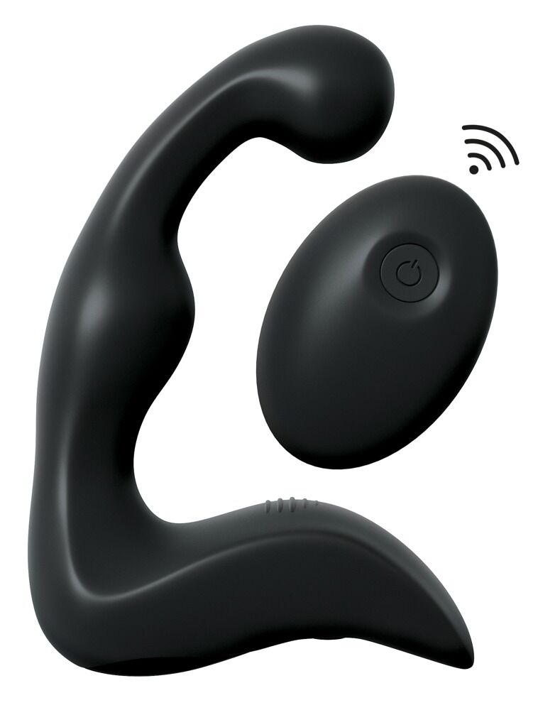 Fernbedienung P-Spot Pro von PPH Onlinehandel, zeigt die kabelgebundene Fernbedienung mit Tasten auf weißem Hintergrund.