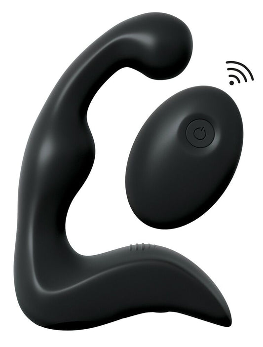 Fernbedienung P-Spot Pro von PPH Onlinehandel, zeigt die kabelgebundene Fernbedienung mit Tasten auf weißem Hintergrund.