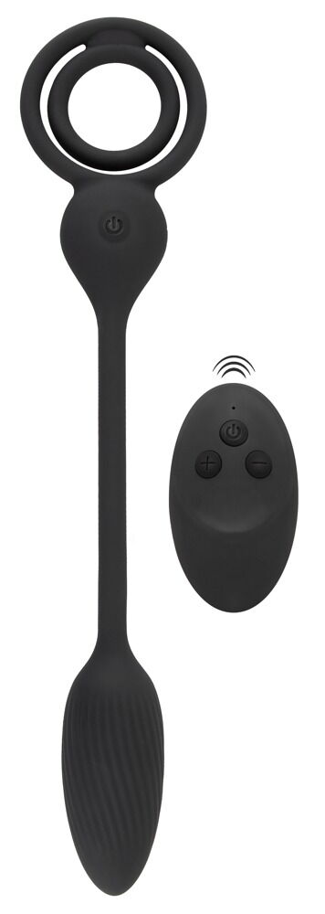 Cock and Ball Ring with a RC Butt Plug