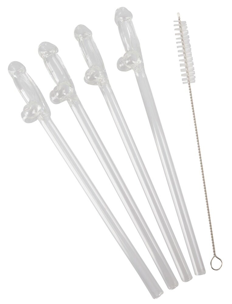 Glass Drinking Straw Willy