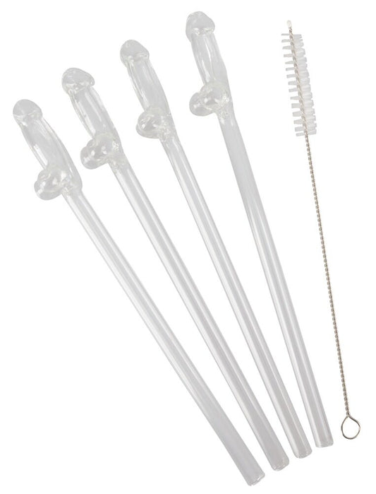 Glass Drinking Straw Willy
