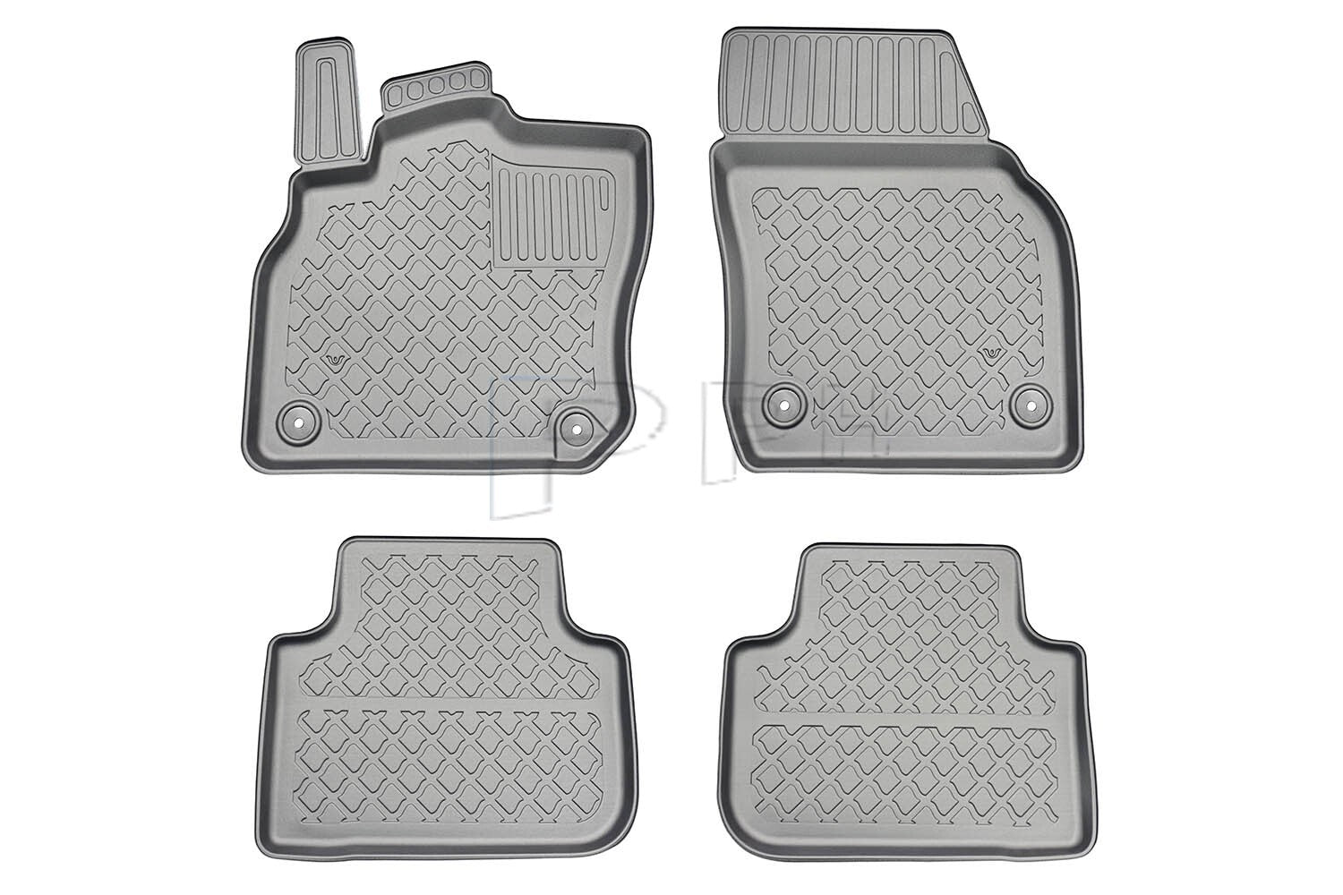 Gummierte Fußmatten Schalenmatten für Cupra Terramar SUV ab 20243