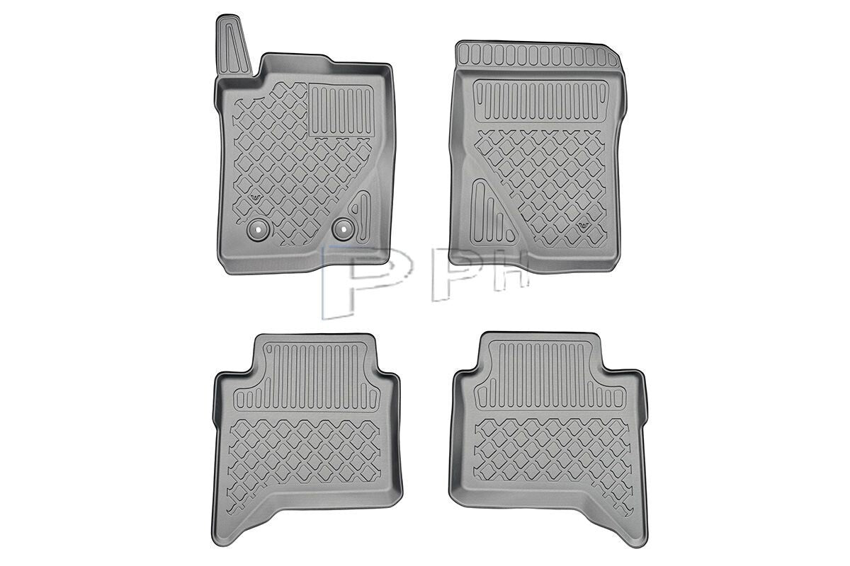 Gummifussmatten Fußmatten Exklusiv 3D für FORD Ranger II (T6.2 P703) ab 2022-3