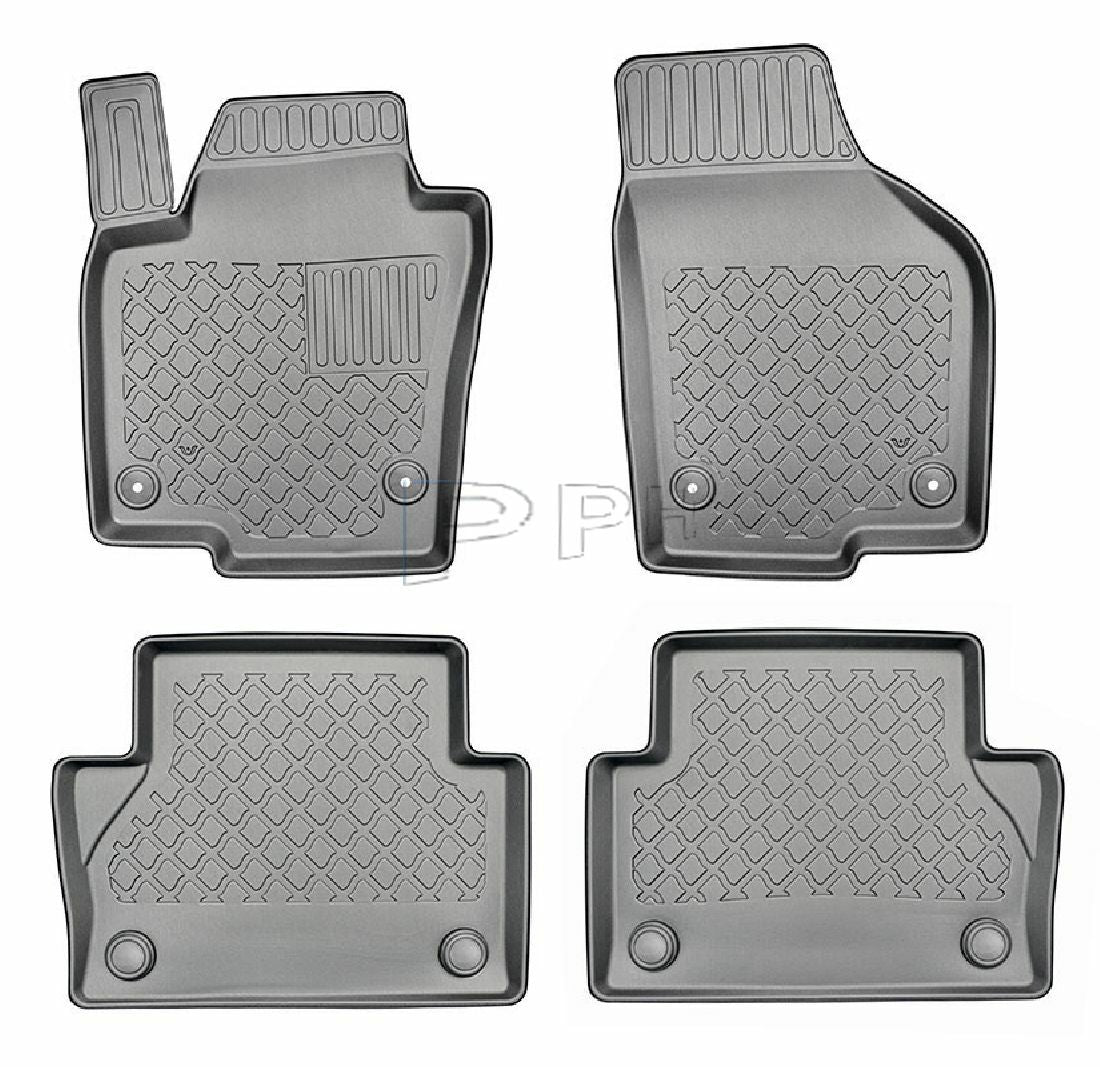 Gummierte Fußmatten Premium Schalenmatten für SEAT Alhambra II 7 Sitze ab 2010-4