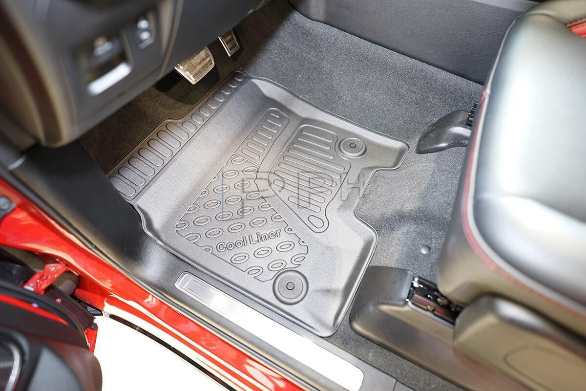Gummierte Fußmatten Schalenmatten für Dodge Ram V regular / quad / crew ab 2019-0