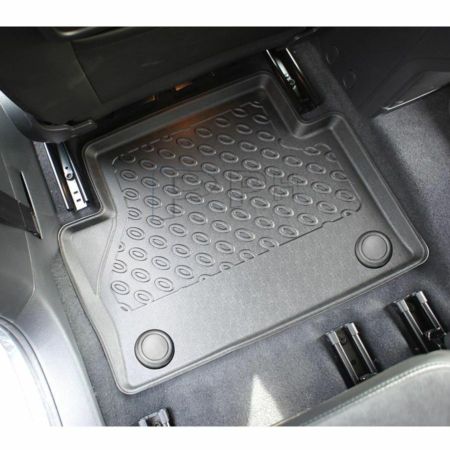 Gummierte Fußmatten Premium Schalenmatten für VW Sharan 2 II (7 Sitzer) ab 2010-4