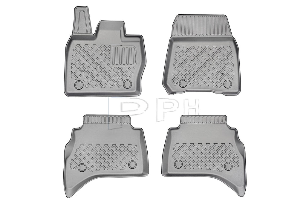 Gummierte Fußmatten für Range Rover V (L460) ab 2021- 5-Sitze / kurzer Radstand5