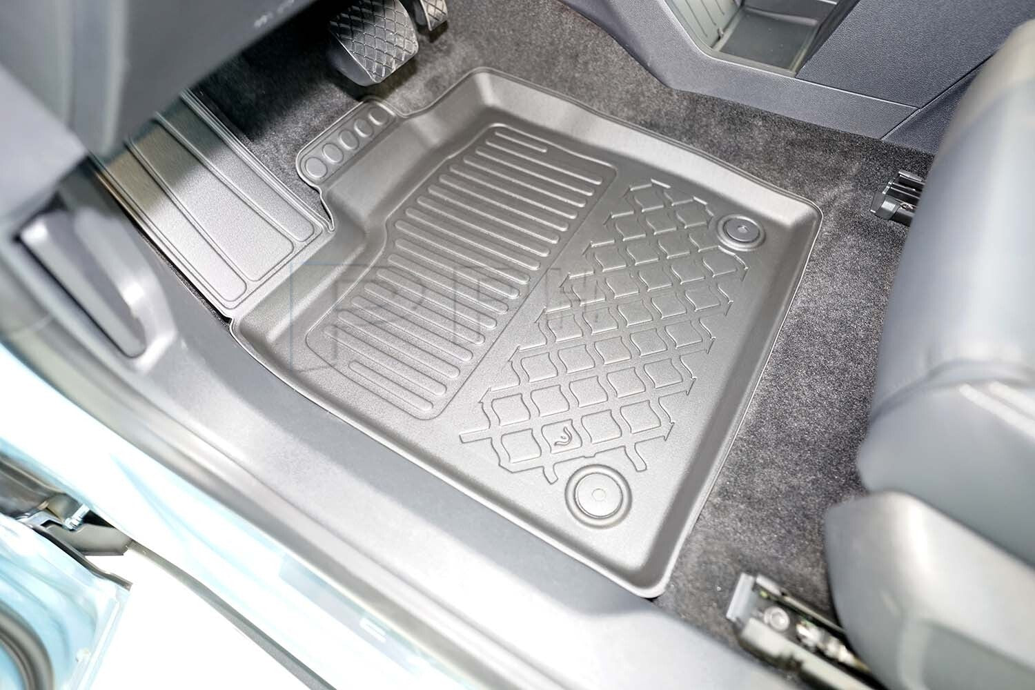 Gummierte Fußmatten Premium Schalenmatten für Ford Explorer VI ab 20240