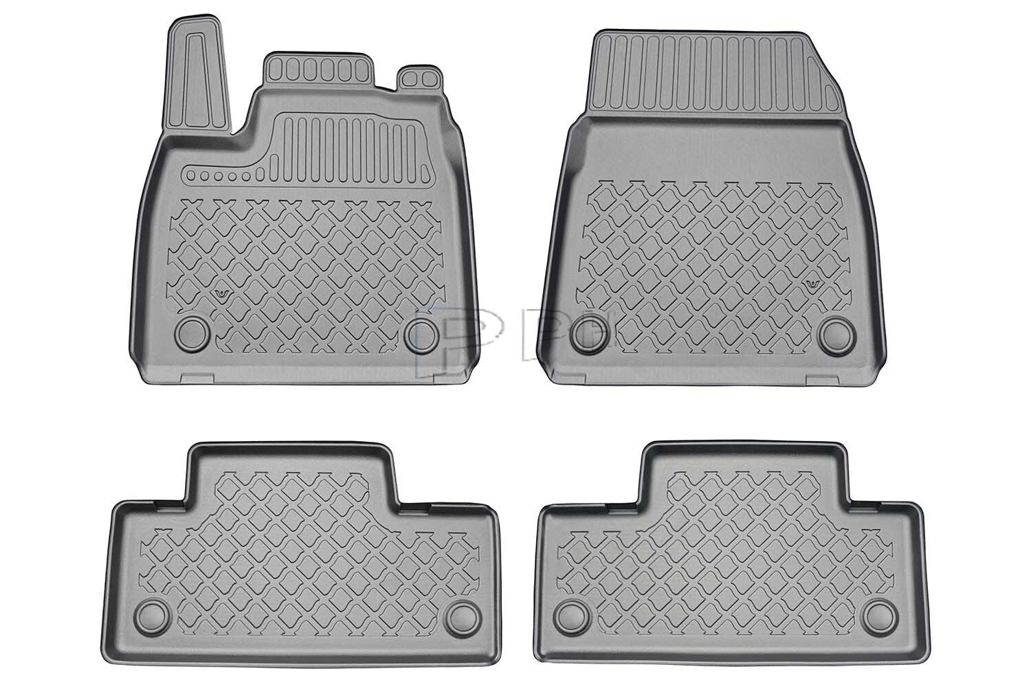Gummierte Fußmatten Schalenmatten für Renault Megane E-Tech electric 2022-0