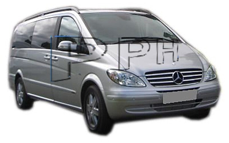 Antirutsch Kofferraumwanne Laderaummatte für MERCEDES Viano Extra Lang ab 2003-2