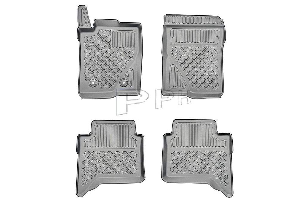 Gummierte Fußmatten Premium Schalenmatten für FORD Ranger Raptor II ab 2022-3