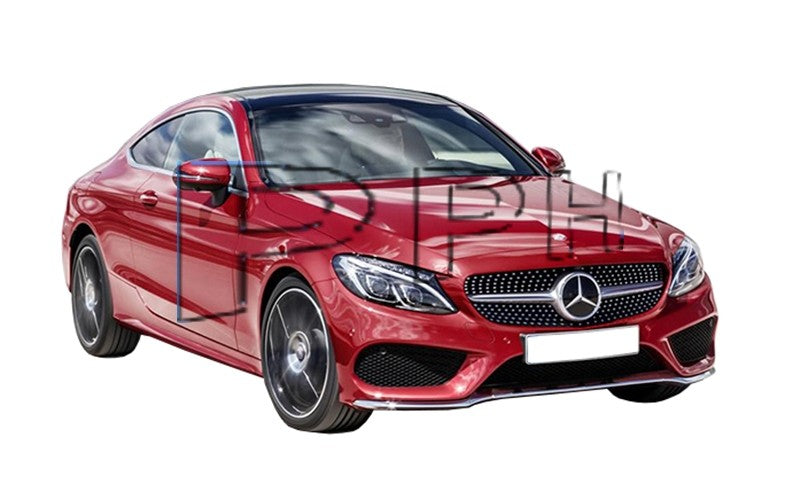 Antirutsch Kofferraumwanne für Mercedes-Benz C-Klasse Coupe (C205) ab 2016-2