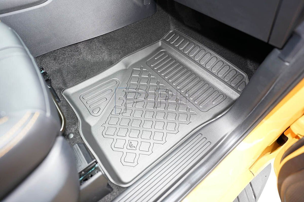 Gummierte Fußmatten Premium Schalenmatten für FORD Ranger Raptor II ab 20221