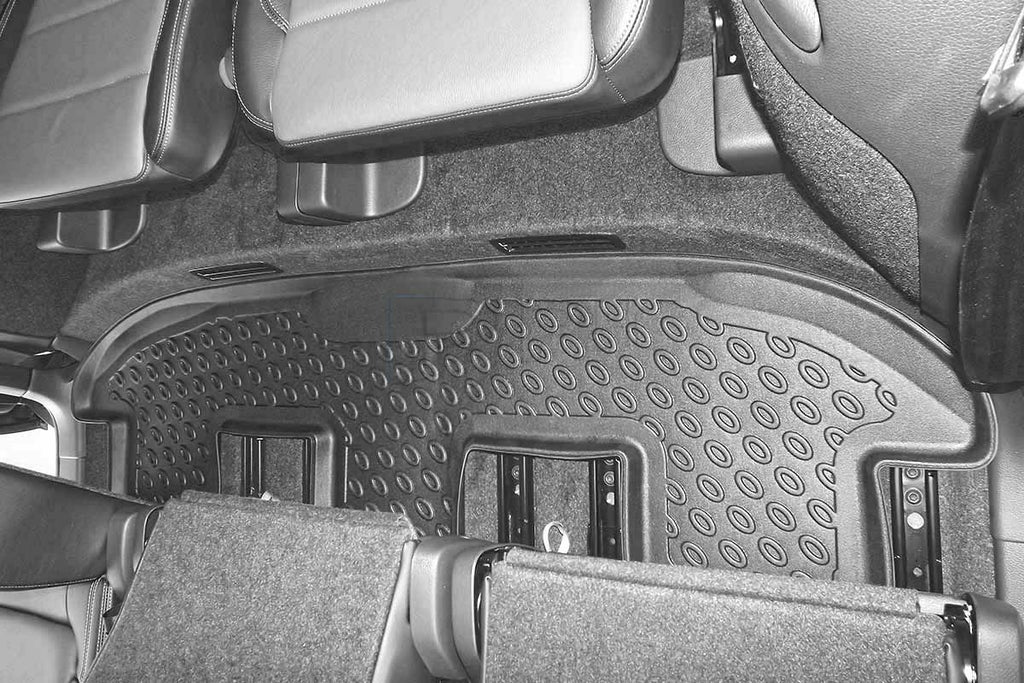 Gummierte Fußmatten Premium Schalenmatten für SEAT Alhambra II 7 Sitze ab 2010-6