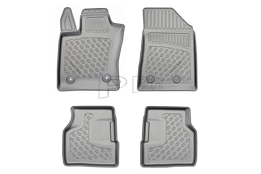 Gummierte Fußmatten Schalenmatten für ALFA ROMEO Tonale 48V-Hybrid ab 2022-2