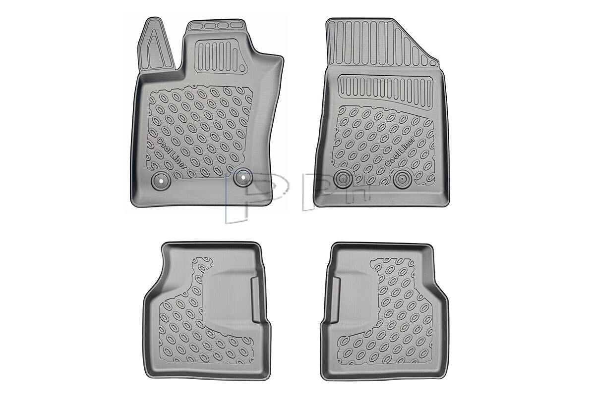 Gummierte Fußmatten Schalenmatten für ALFA ROMEO Tonale 48V-Hybrid ab 2022-2