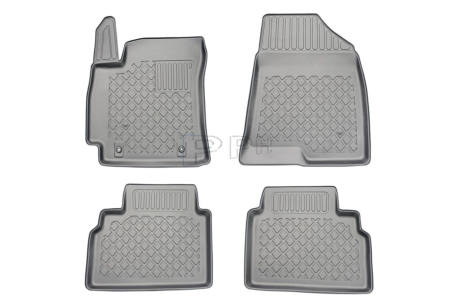 Exklusiv 3D Gummifußmatte Fußmatten für Hyundai Kona II SUV/5 ab 2023-3