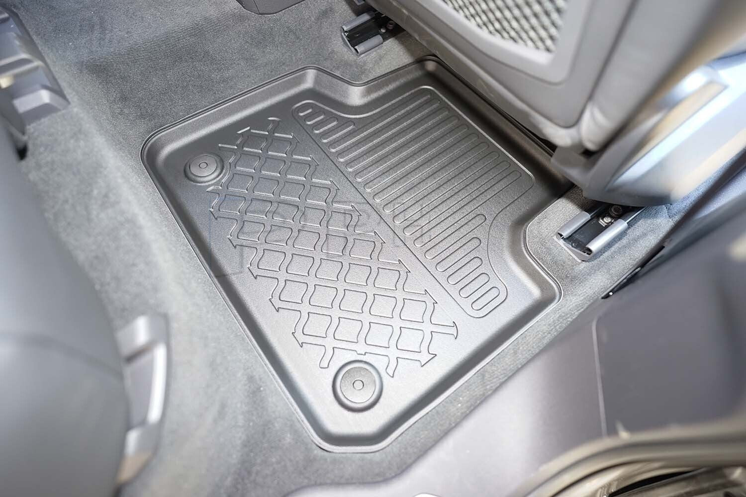 Gummierte Fußmatten Schalenmatten für VW Touareg III Facelift SUV ab 2023-4