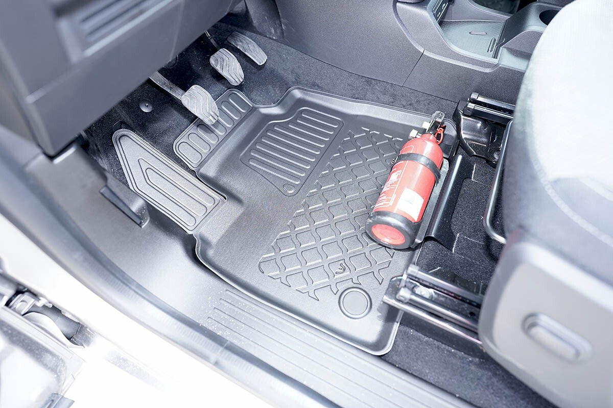 Gummierte Fußmatten Schalenmatten für Mercedes Citan (W420) Cargo Furgon ab 20212