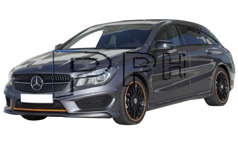 Antirutsch Kofferraumwanne für Mercedes-Benz CLA Shooting Brake (X117) ab 2015-2