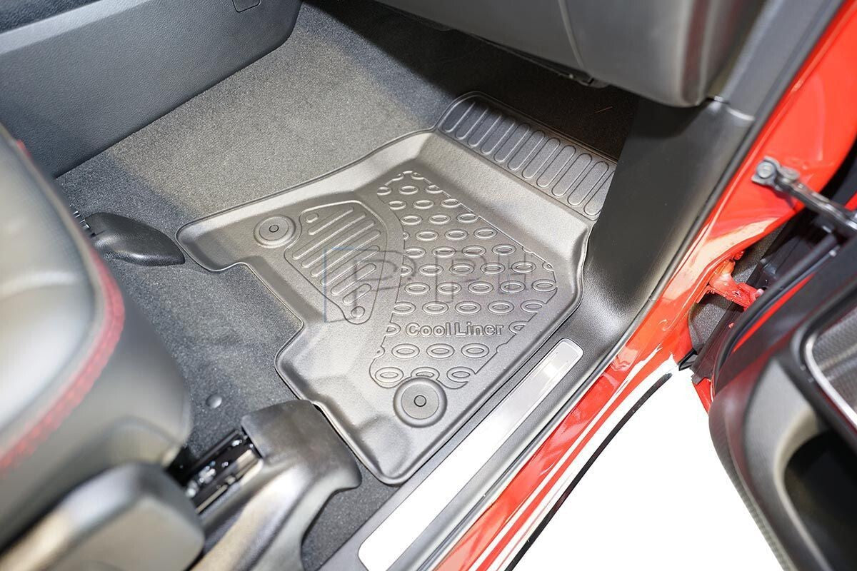 Gummierte Fußmatten Schalenmatten für Dodge Ram V regular / quad / crew ab 2019-2