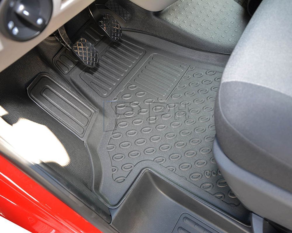 Exklusiv 3D Gummierte Fußmatten für VW T6 Caravelle Transporter Van ab 20153