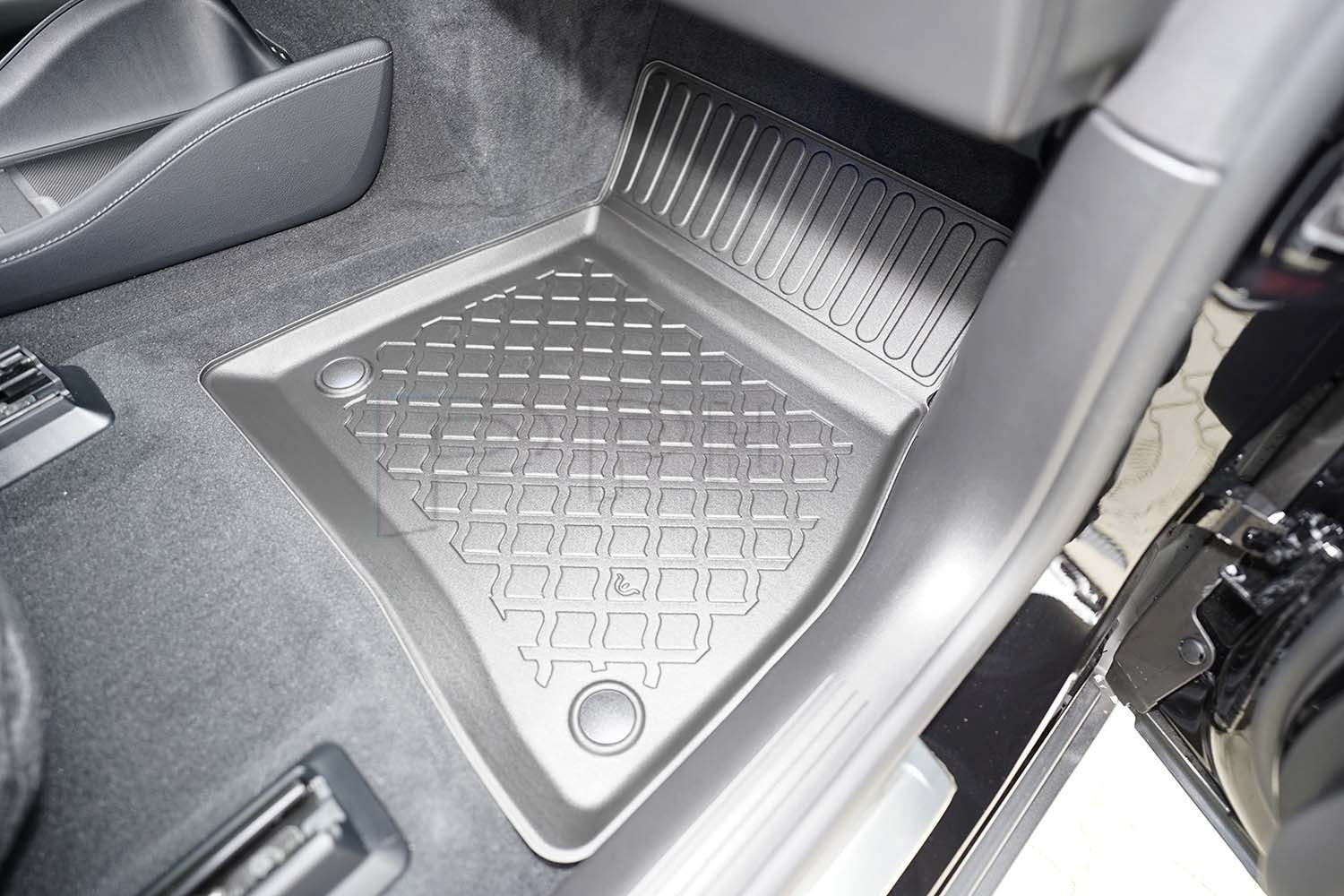 Gummierte Fußmatten Premium Schalenmatten für Mercedes EQE (electric) SUV 2023-1