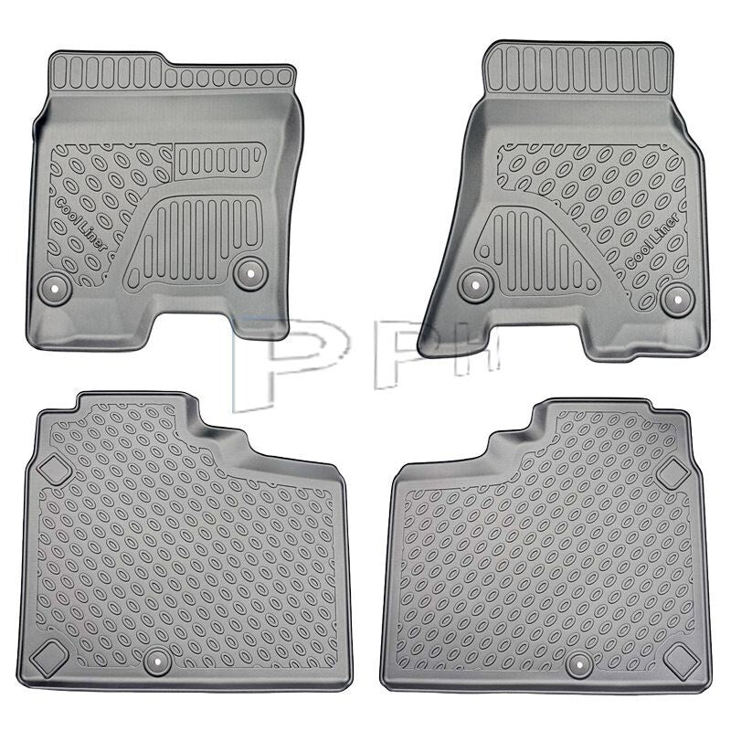 Gummierte Fußmatten Schalenmatten für Dodge Ram V crew / mega cab ab 2019-0